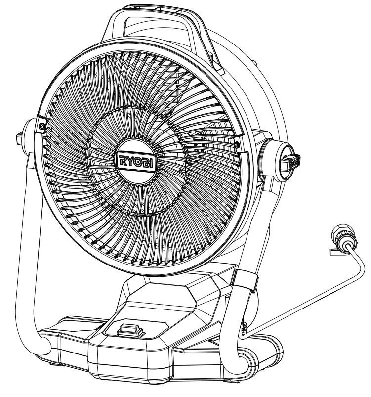 RYOBI PCL850 18V Hybrid 12Inch Misting Air Cannon icon 7