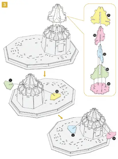 UNIVERSITY-GAMES-08482-Harry-Potter-Hagrids-Hut-3D-Puzzle-3