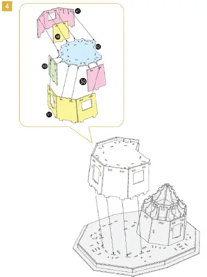 UNIVERSITY-GAMES-08482-Harry-Potter-Hagrids-Hut-3D-Puzzle-4