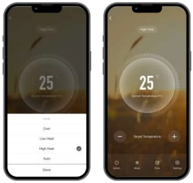 TCP Smart SMABLFAN1500WBHN1903 Bladeless Smart Oscillating Heater and Fan 1500W Black fig 6