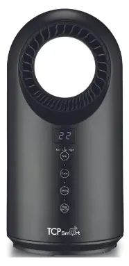 TCP Smart SMABLFAN1500WBHN1903 Bladeless Smart Oscillating Heater and Fan 1500W Black