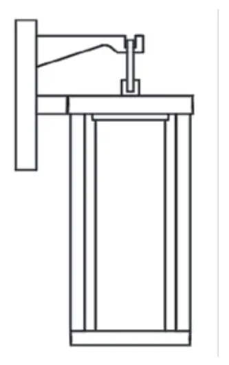 Signature Hardware 953750 Willmar 18 Inch Tall LED Outdoor Wall Sconce