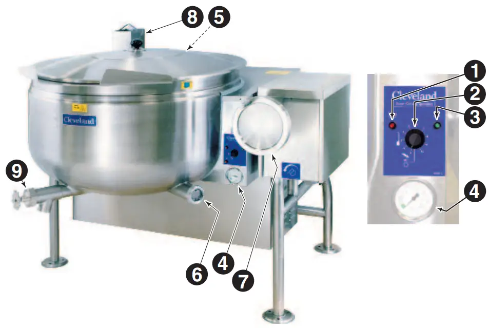 Manitowoc SE95003 1 R3 Kettles Floor Gas - ICON 23