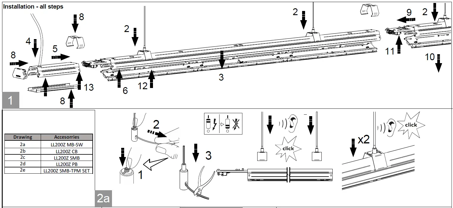PHILIPS LL212X CoreLine Trunking Gen2 LED Light 4