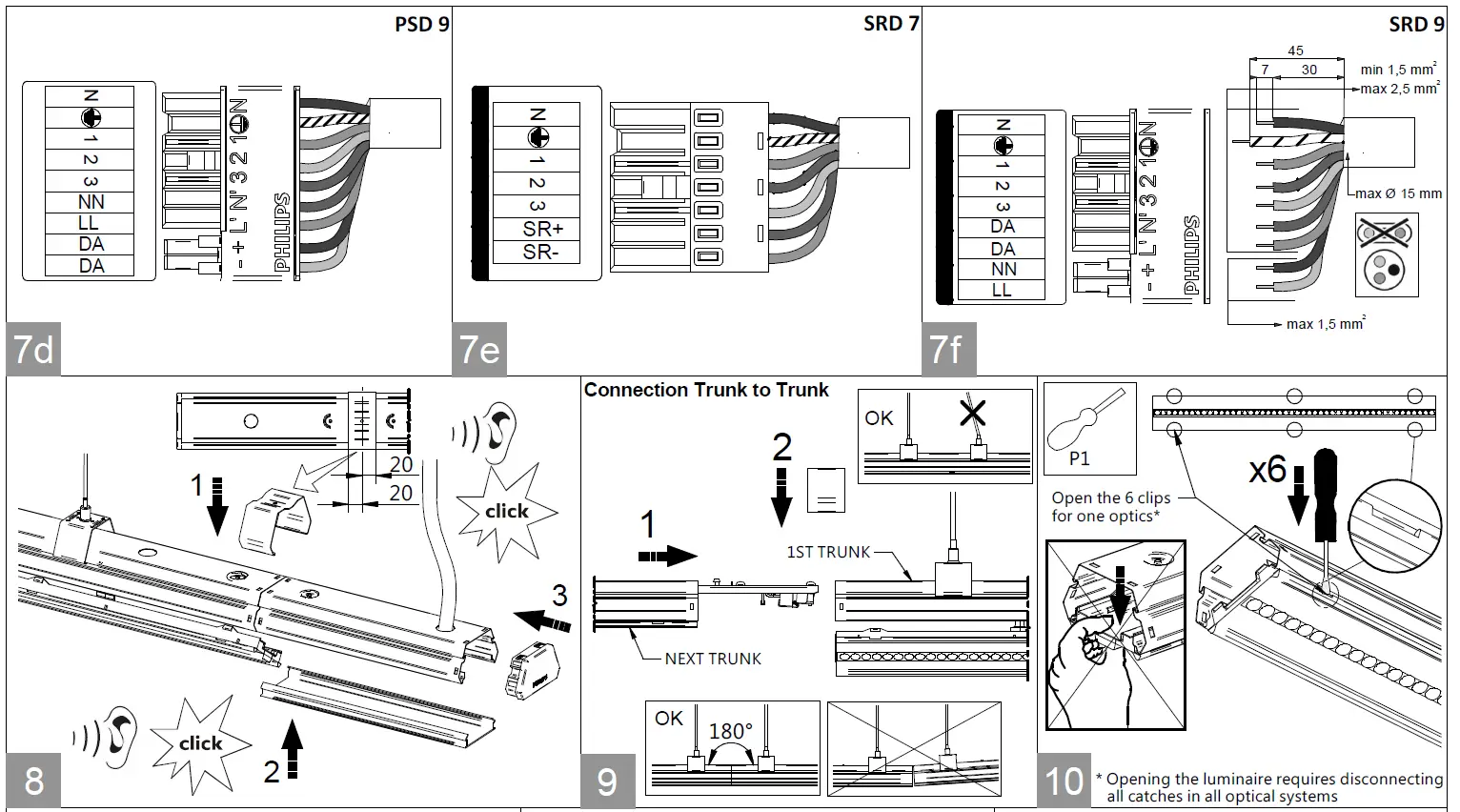 PHILIPS LL212X CoreLine Trunking Gen2 LED Light 7