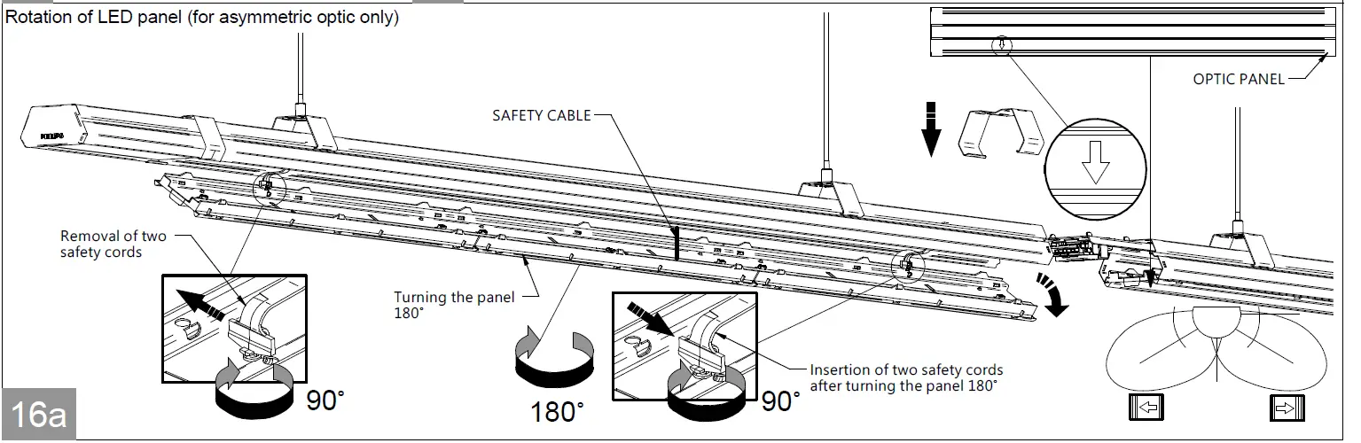 PHILIPS LL212X CoreLine Trunking Gen2 LED Light 9