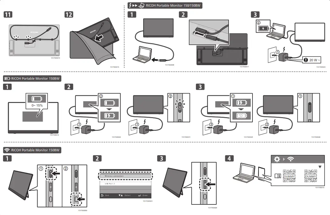 RICOH 150-150BW Portable Monitor - fig 2
