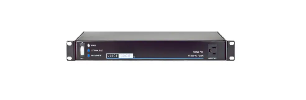 Juice Goose Rx 100-15 Rackmount Ac Surge Protector User Manual