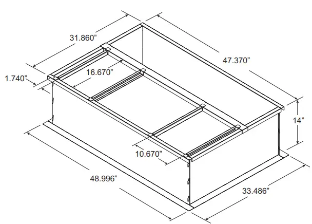 TRANE MAYCURB002A Full Perimeter Roof Mounting Curb-fig5