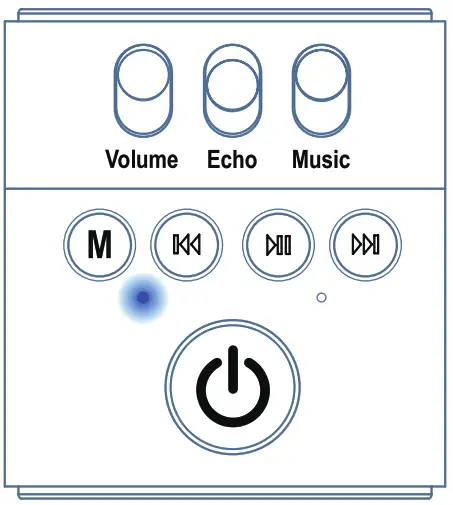 DP AUDIO VIDEO KRMC120 Wireless Bluetooth Karaoke Microphone - Figure 4