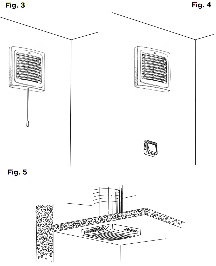 BLAUBERG Ventilation Auto Series Wall Exhaust Fan - Figure 3
