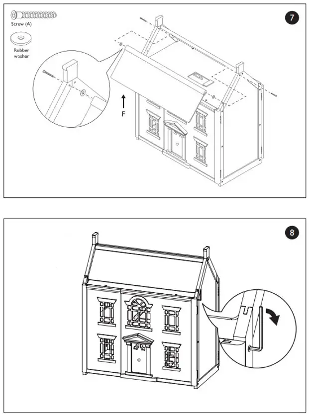 JOHN LEWIS Leckford Dolls House - 8
