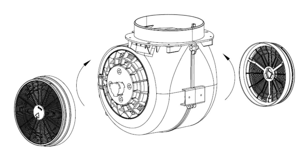 Installation of the carbon filter - CODE: TCF1 (not included)