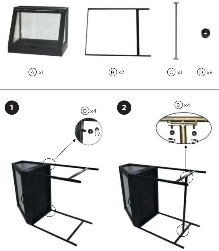 woood 376151 Z Dido Cabinet - Figure 1
