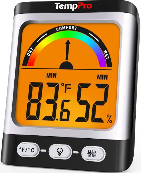 TempPro Indoor Humidity and Temperature Monitor