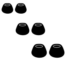 MEE audio B08RHYC7TK X20 Truly Wireless Active Noise Cancelling in Ear Headphone - Eartips