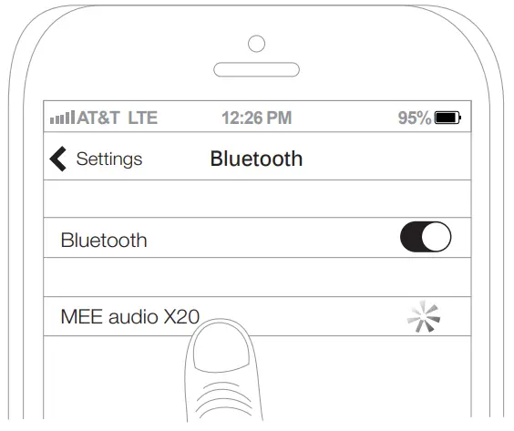 MEE audio B08RHYC7TK X20 Truly Wireless Active Noise Cancelling in Ear Headphone - Lights