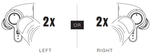 MEE audio B08RHYC7TK X20 Truly Wireless Active Noise Cancelling in Ear Headphone - Reject Call