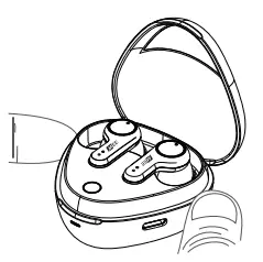 MEE audio B08RHYC7TK X20 Truly Wireless Active Noise Cancelling in Ear Headphone - Release the button