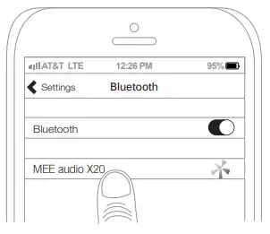 MEE audio B08RHYC7TK X20 Truly Wireless Active Noise Cancelling in Ear Headphone - Select “MEE