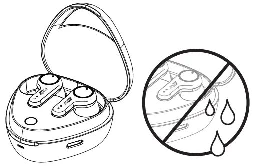 MEE audio B08RHYC7TK X20 Truly Wireless Active Noise Cancelling in Ear Headphone - both earpieces