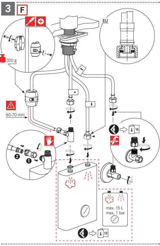 FRANKE FC 3054.082 ORBIT Kitchen Faucet-FIG8