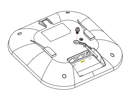 ZYXEL Dual-Radio PoE Access Point NWA110AX - Grounding1