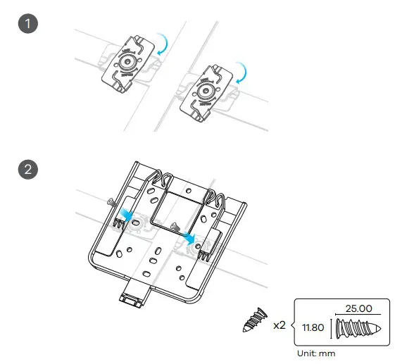 ZYXEL Dual-Radio PoE Access Point NWA110AX - Mounting1
