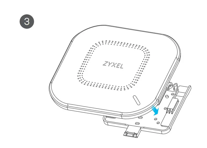 ZYXEL Dual-Radio PoE Access Point NWA110AX - Mounting2