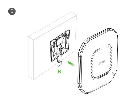 ZYXEL Dual-Radio PoE Access Point NWA110AX - Mounting4
