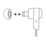 iHome iB39 QSG Bluetooth Earbuds - ear cushions