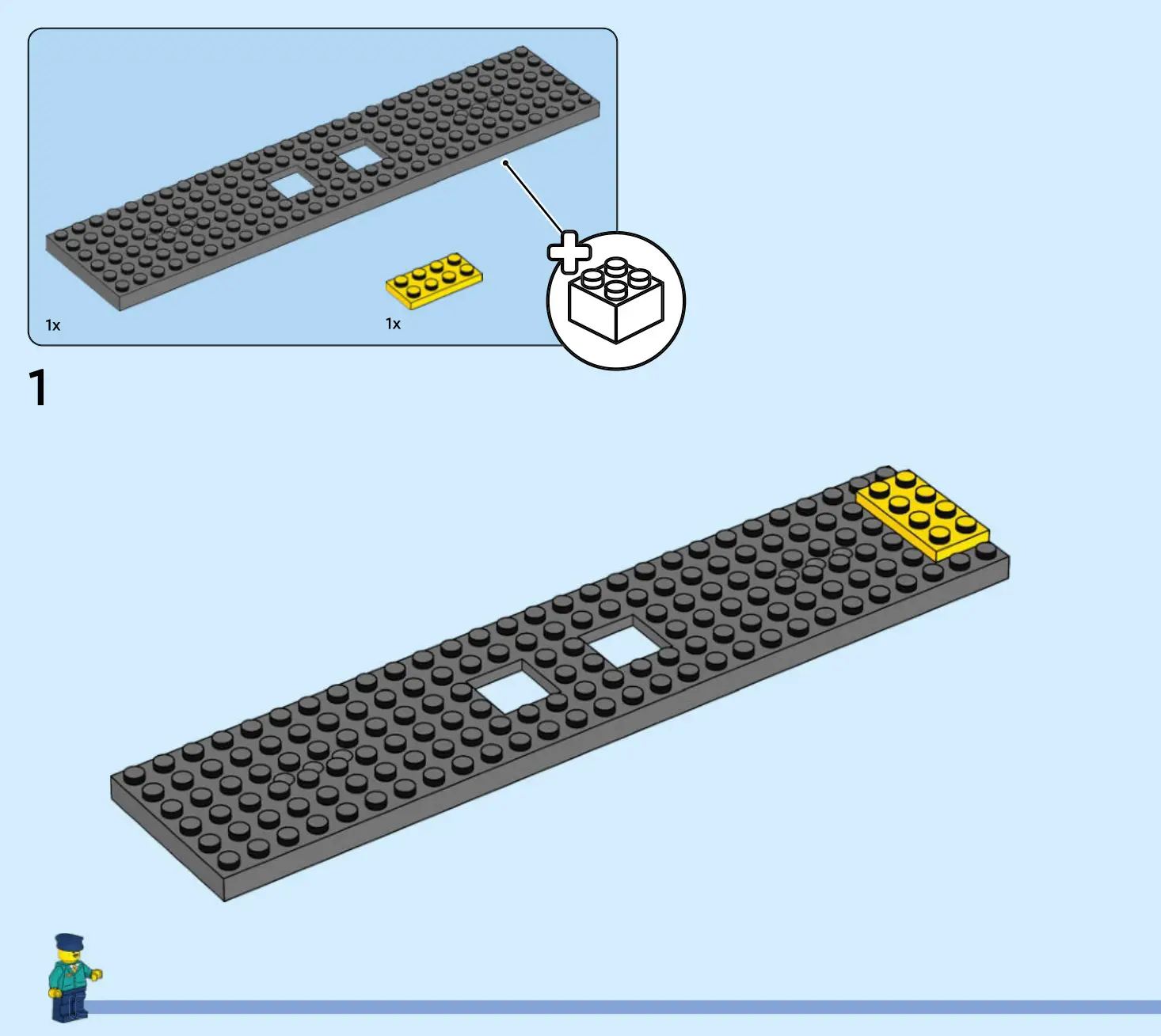 LEGO 60337 City Express Passenger Train - Figure 1
