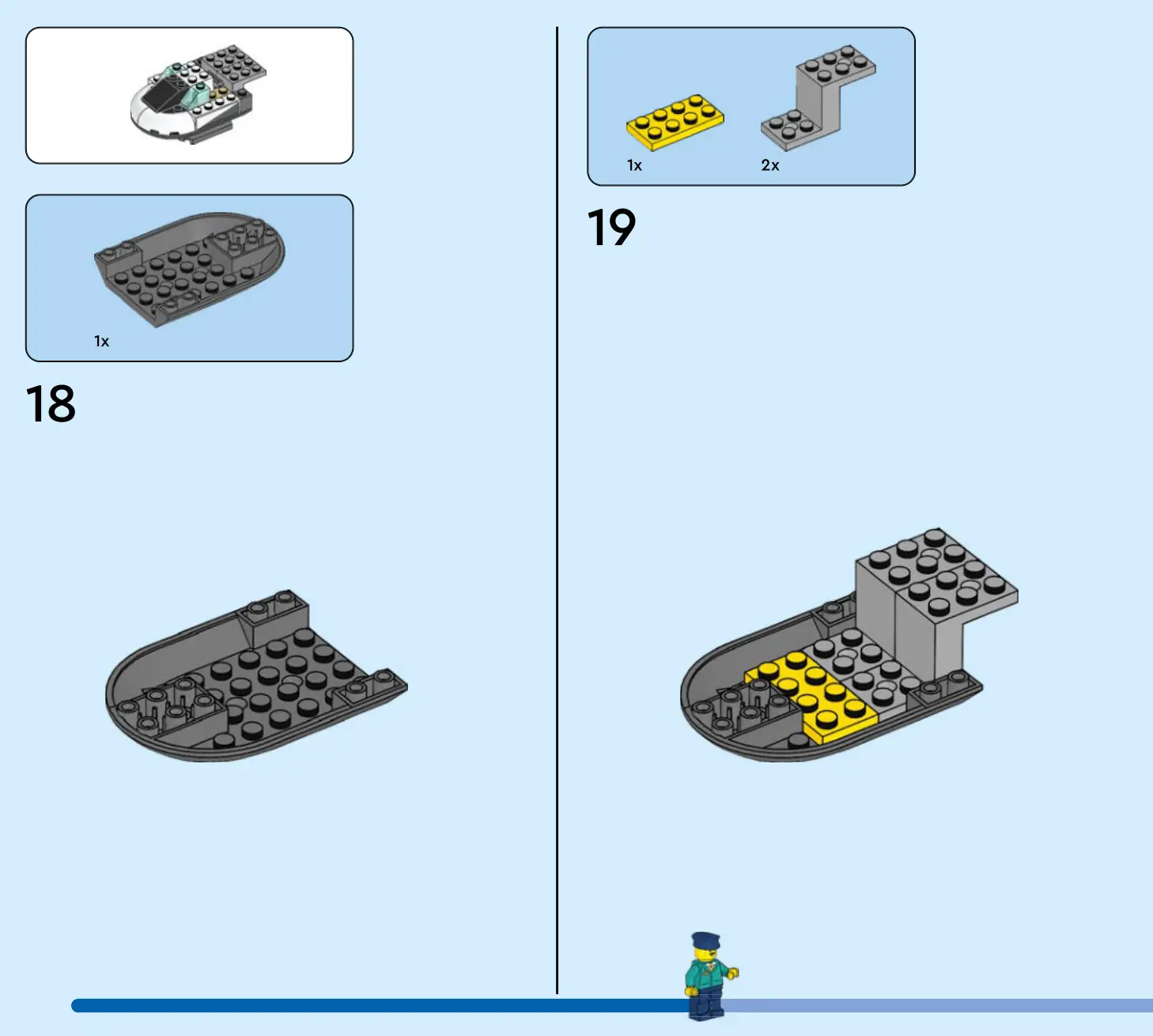 LEGO 60337 City Express Passenger Train - Figure 18,19