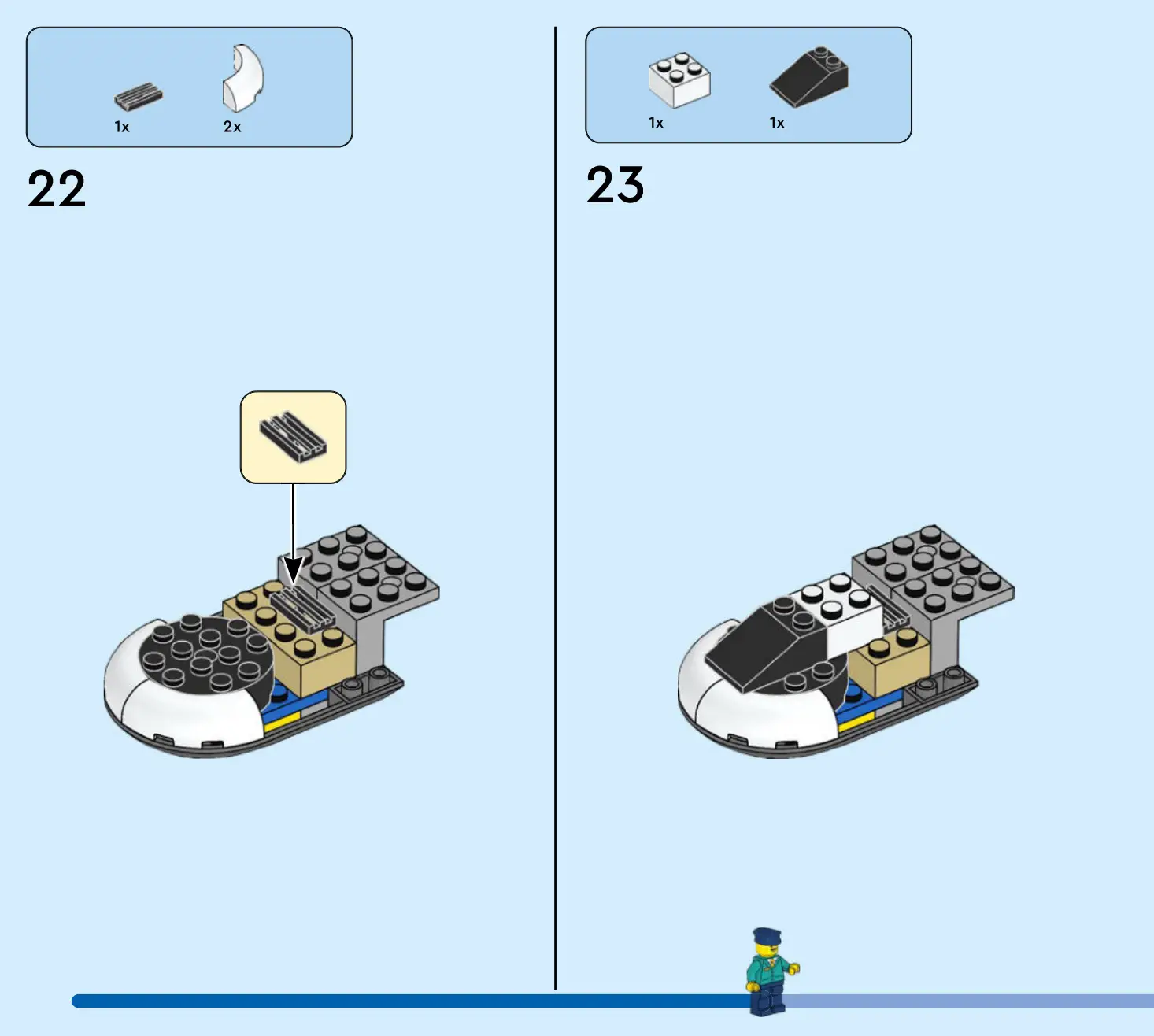 LEGO 60337 City Express Passenger Train - Figure 22,23
