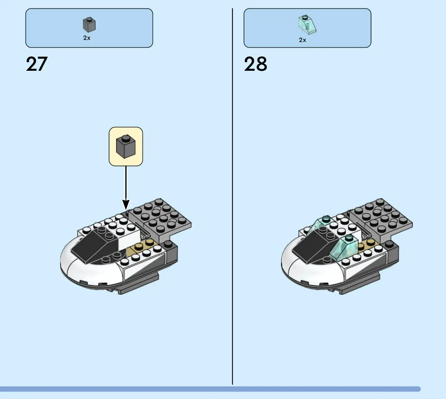 LEGO 60337 City Express Passenger Train - Figure 27,28