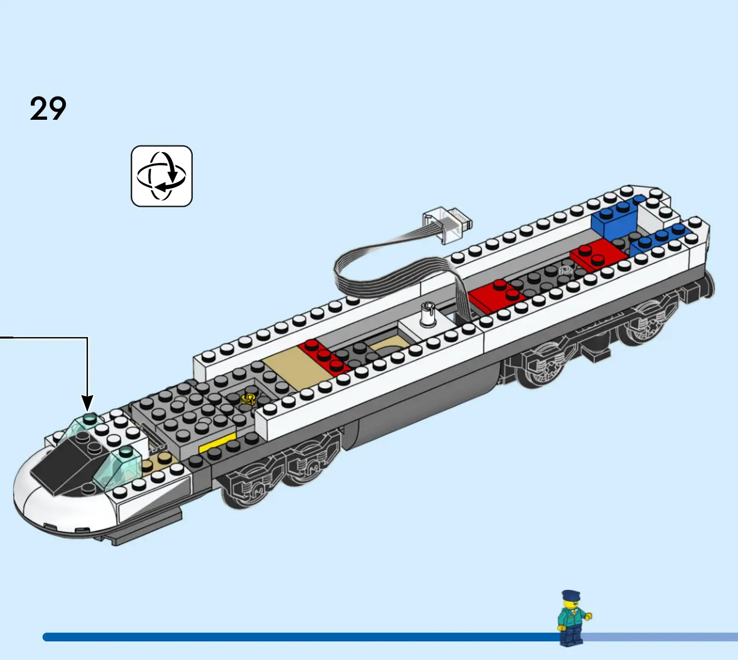 LEGO 60337 City Express Passenger Train - Figure 29
