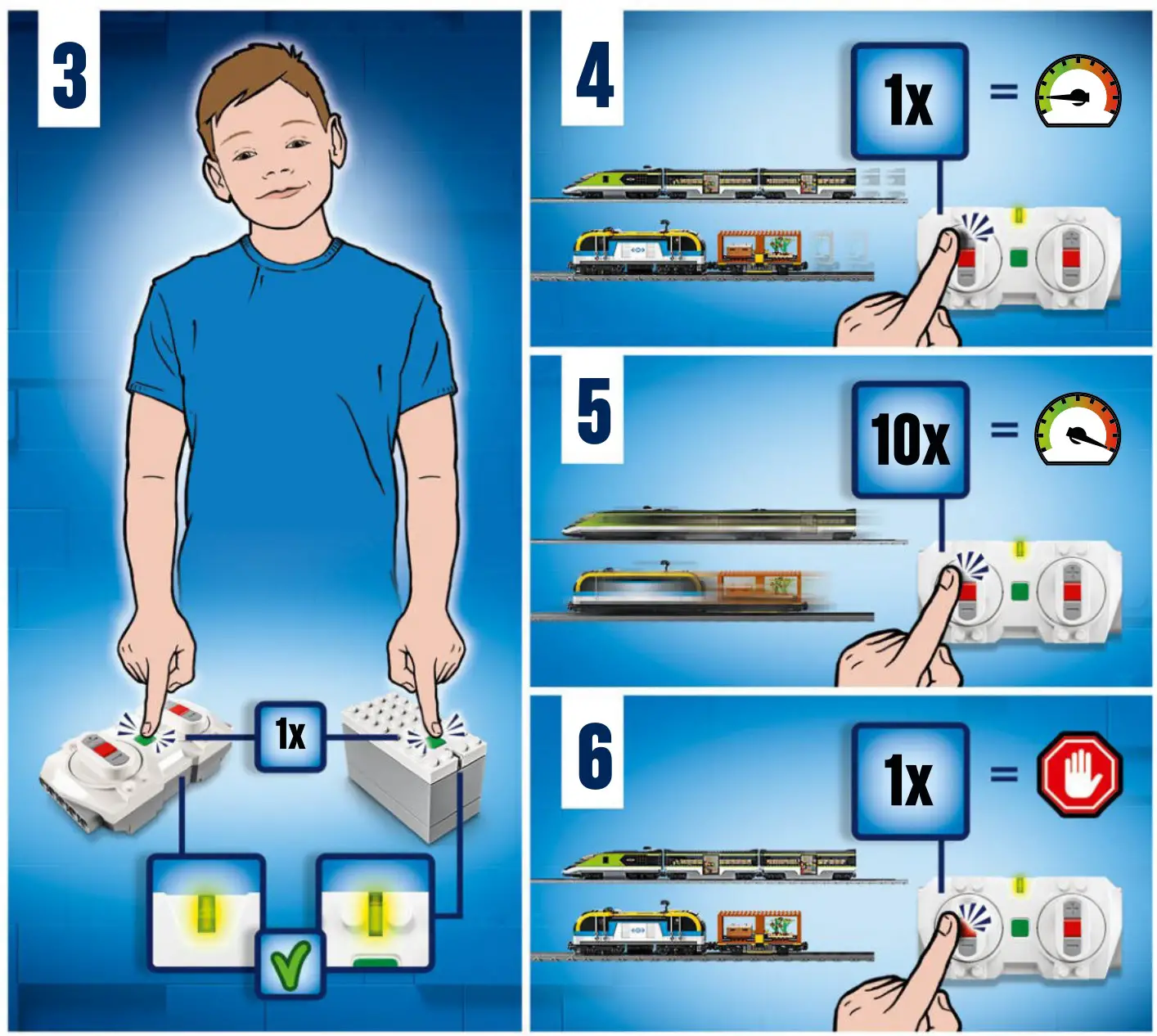 LEGO 60337 City Express Passenger Train - Figure 3-6