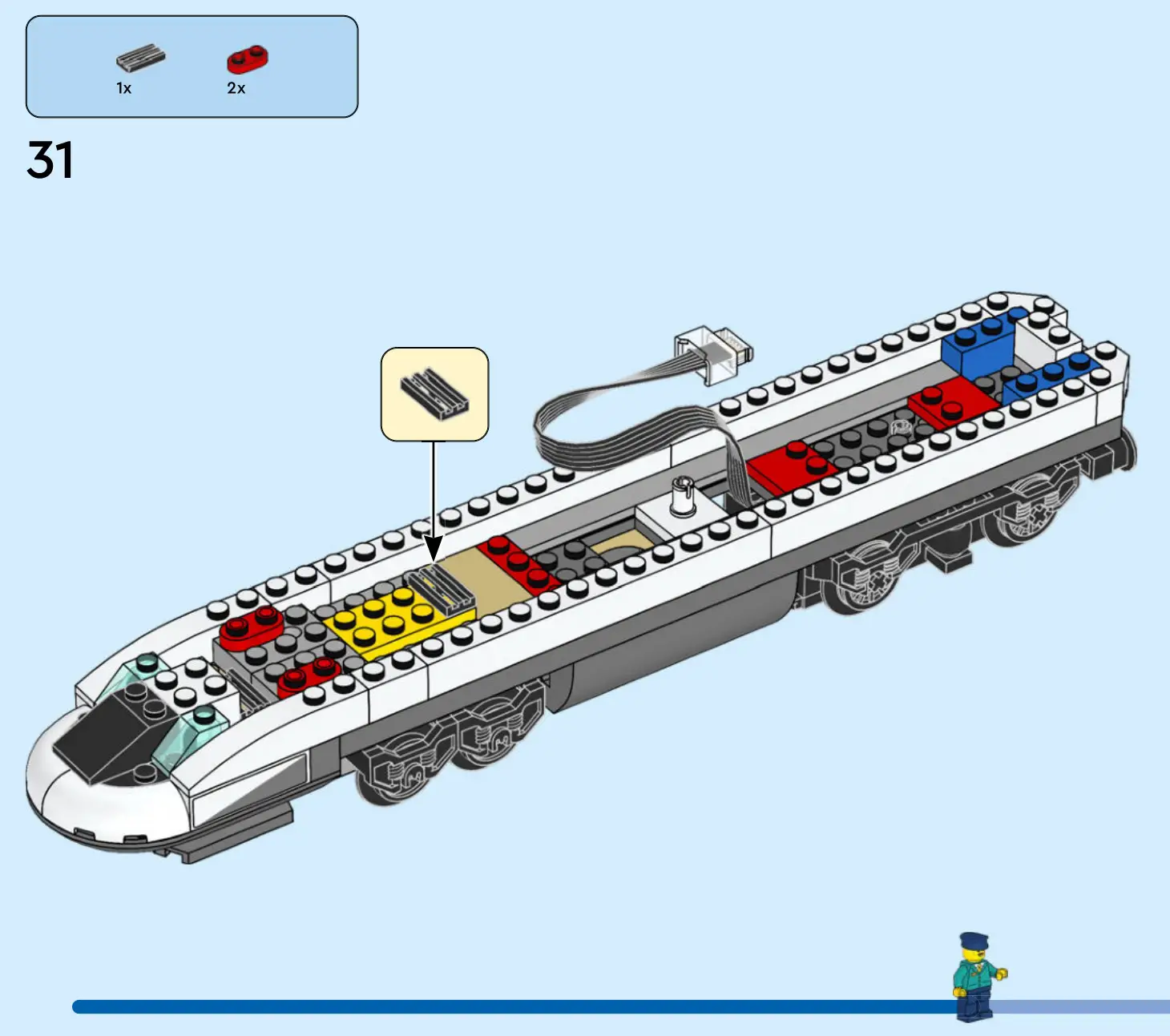LEGO 60337 City Express Passenger Train - Figure 31
