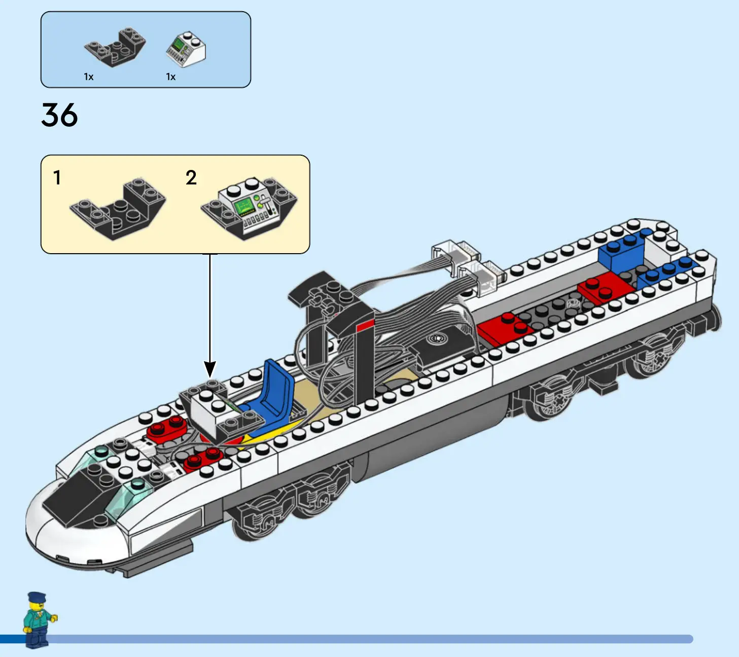 LEGO 60337 City Express Passenger Train - Figure 36