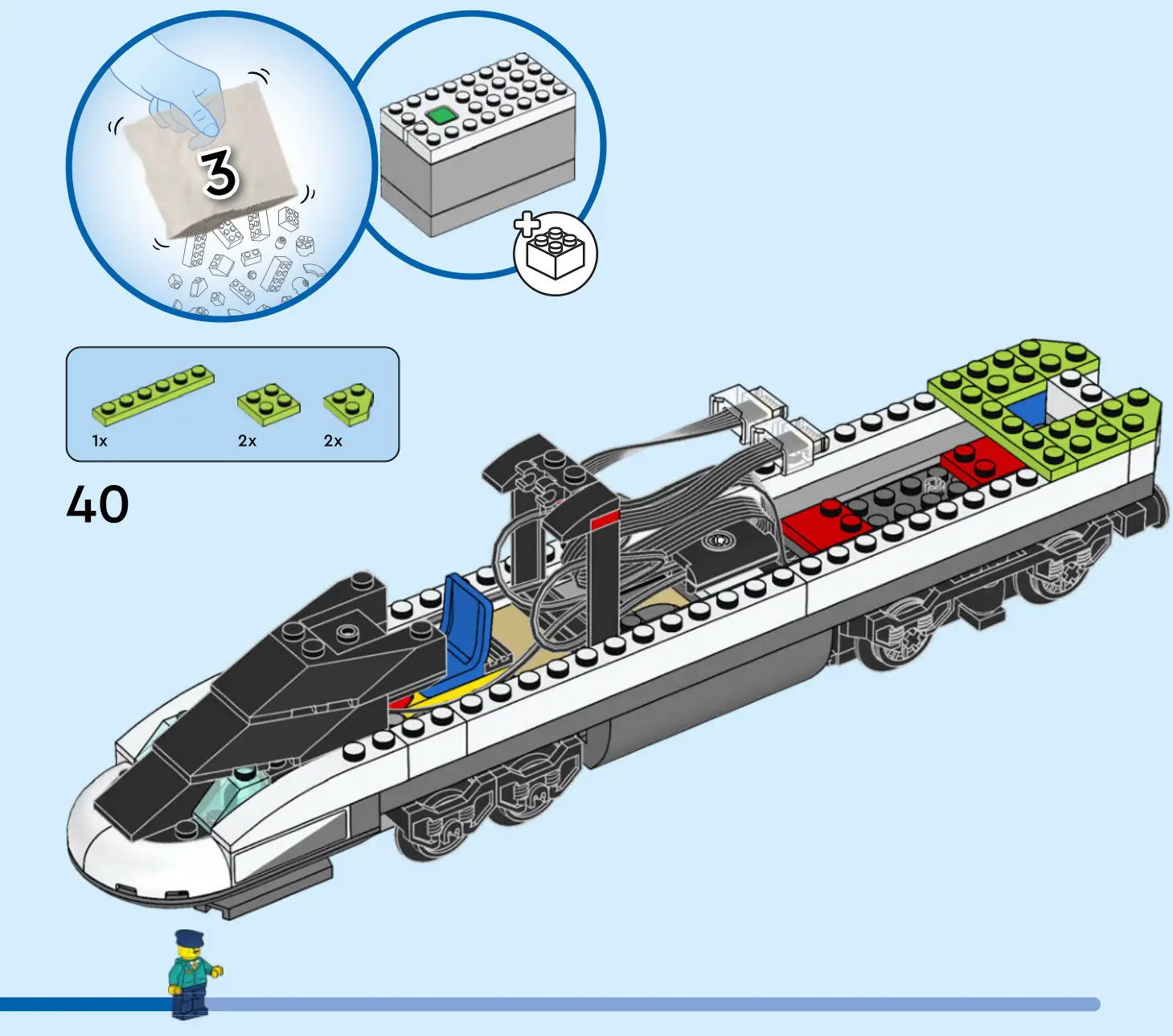 LEGO 60337 City Express Passenger Train - Figure 40