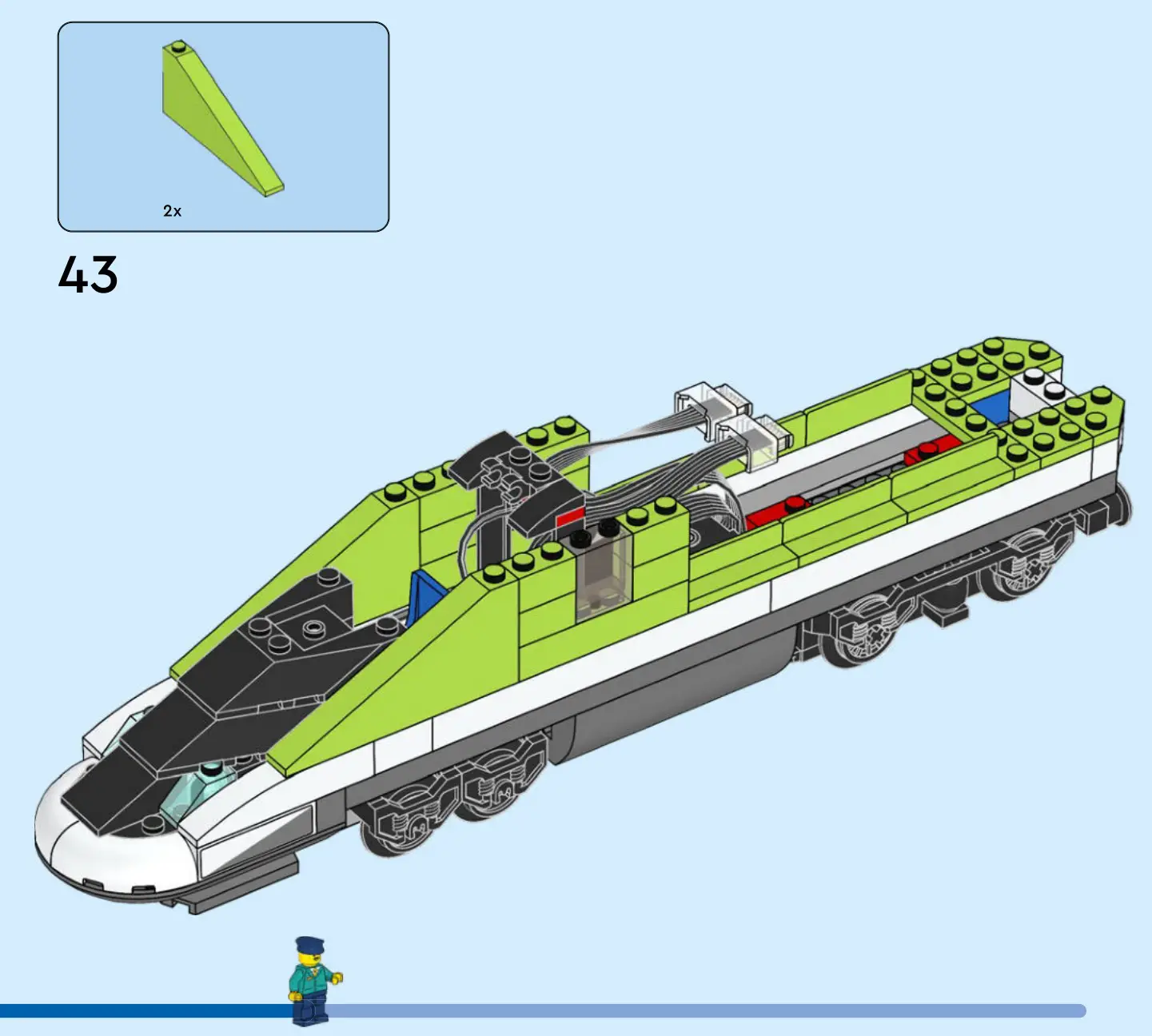 LEGO 60337 City Express Passenger Train - Figure 43