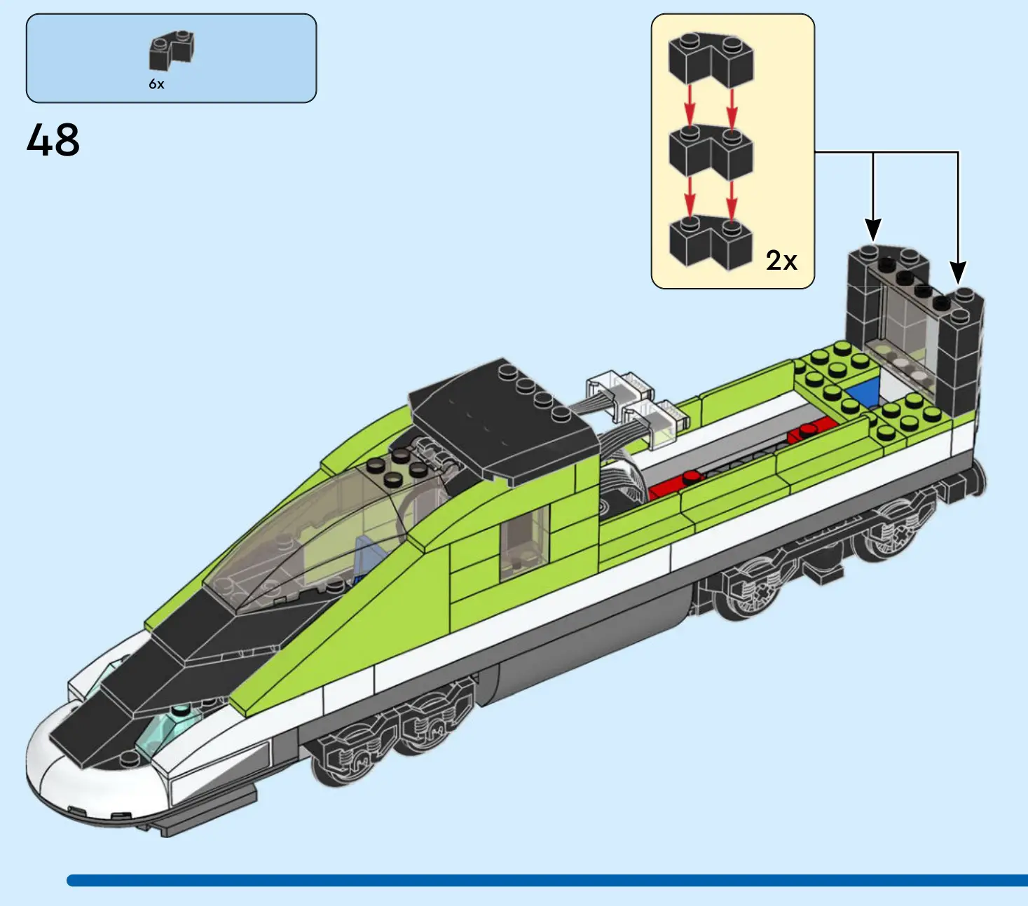 LEGO 60337 City Express Passenger Train - Figure 48