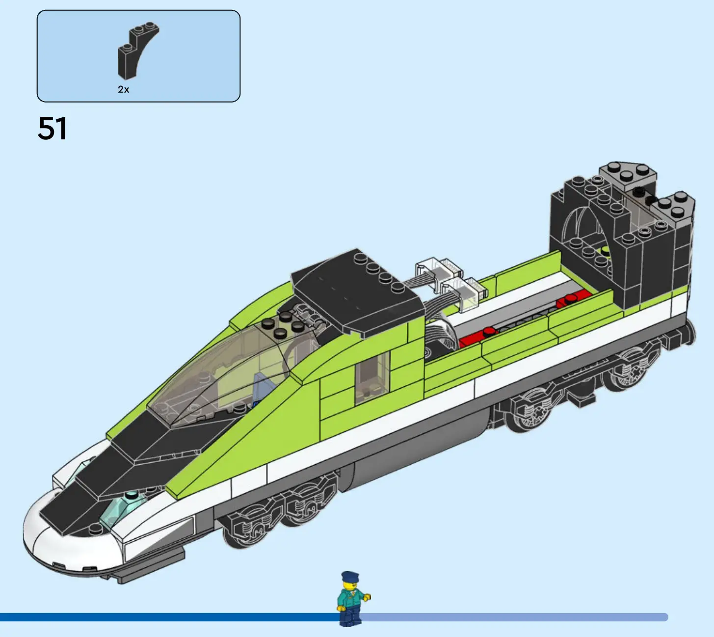 LEGO 60337 City Express Passenger Train - Figure 51