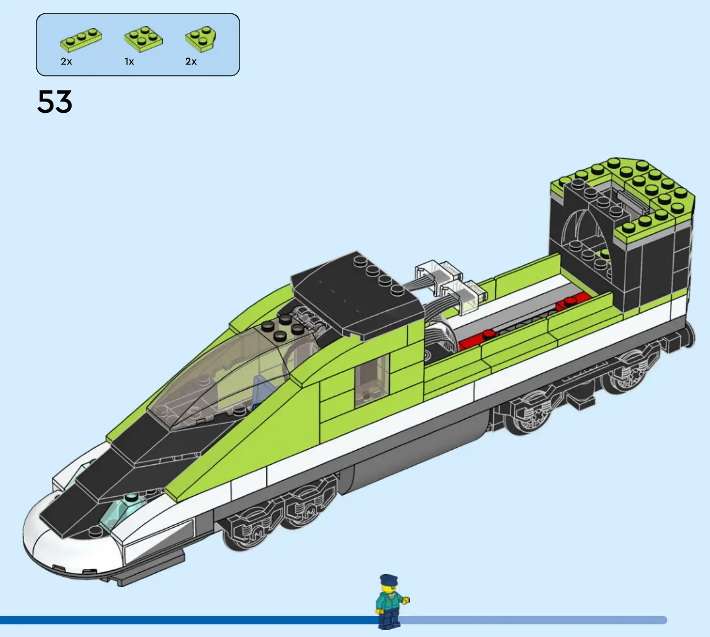 LEGO 60337 City Express Passenger Train - Figure 53