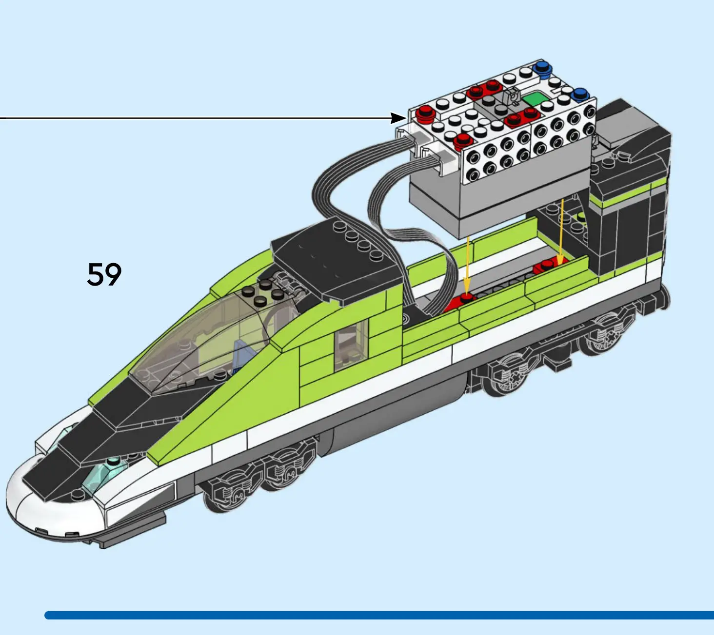 LEGO 60337 City Express Passenger Train - Figure 59
