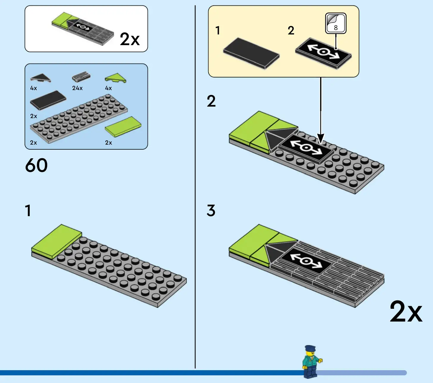 LEGO 60337 City Express Passenger Train - Figure 60