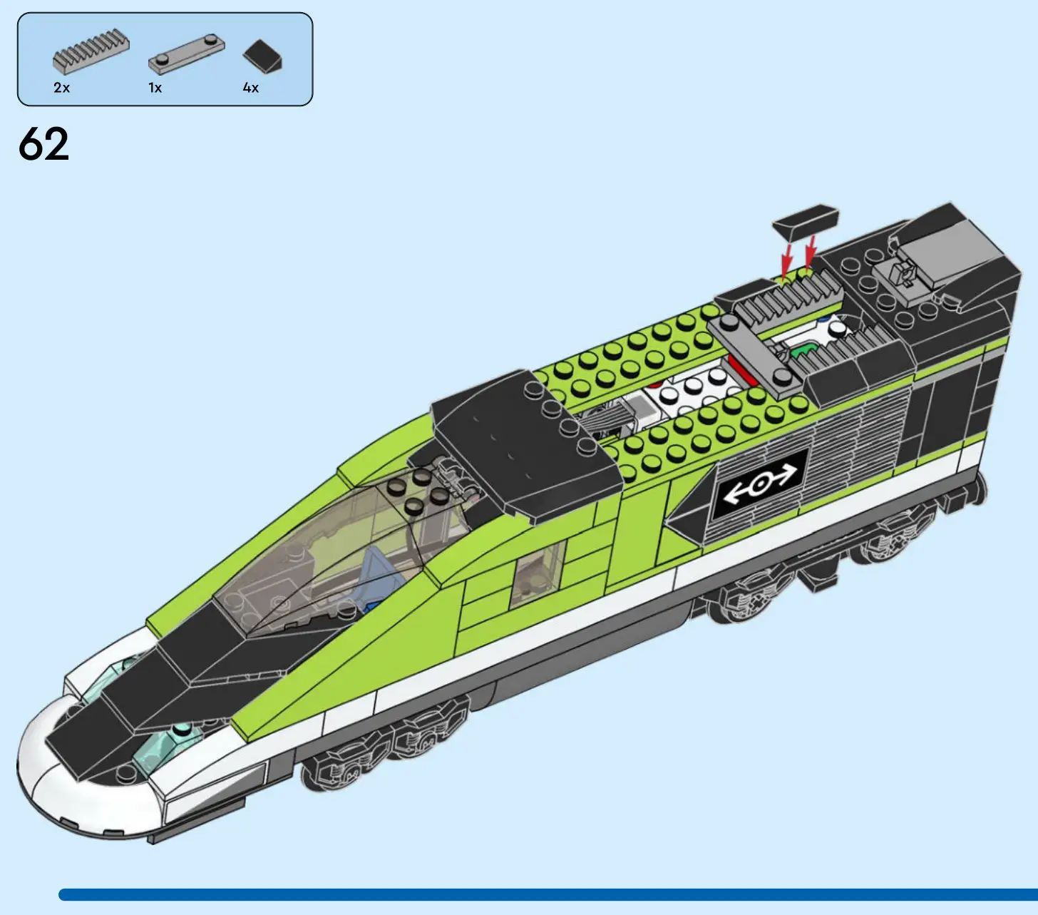 LEGO 60337 City Express Passenger Train - Figure 62