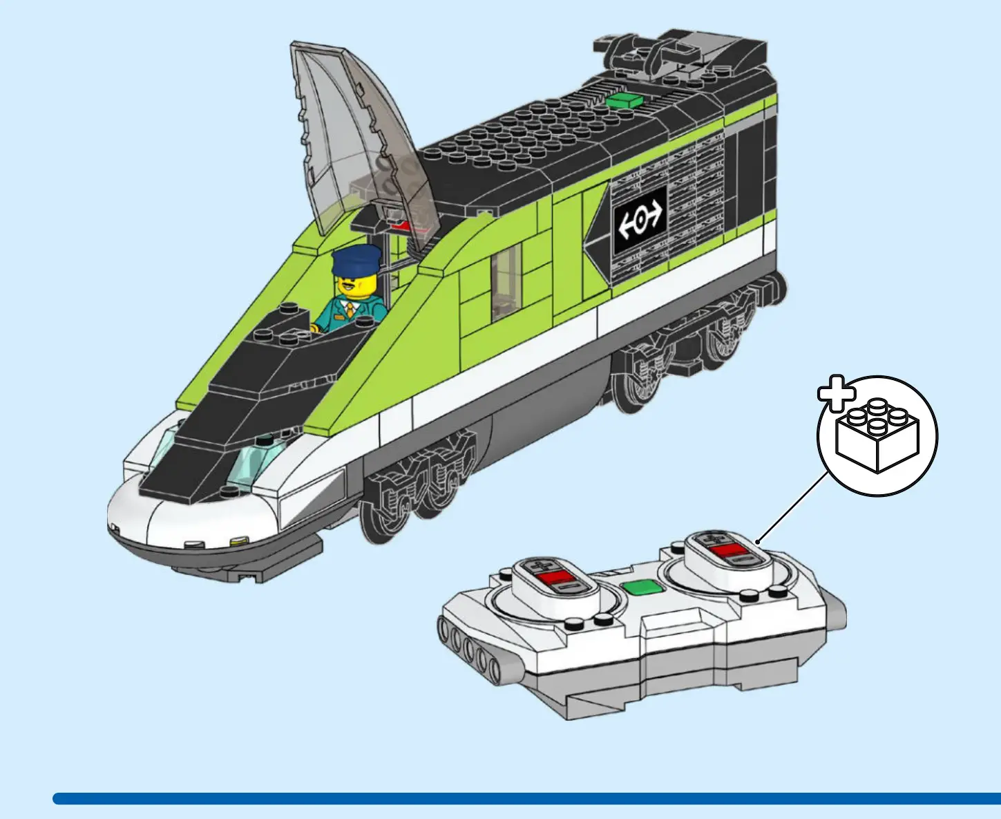 LEGO 60337 City Express Passenger Train - Figure 65-2