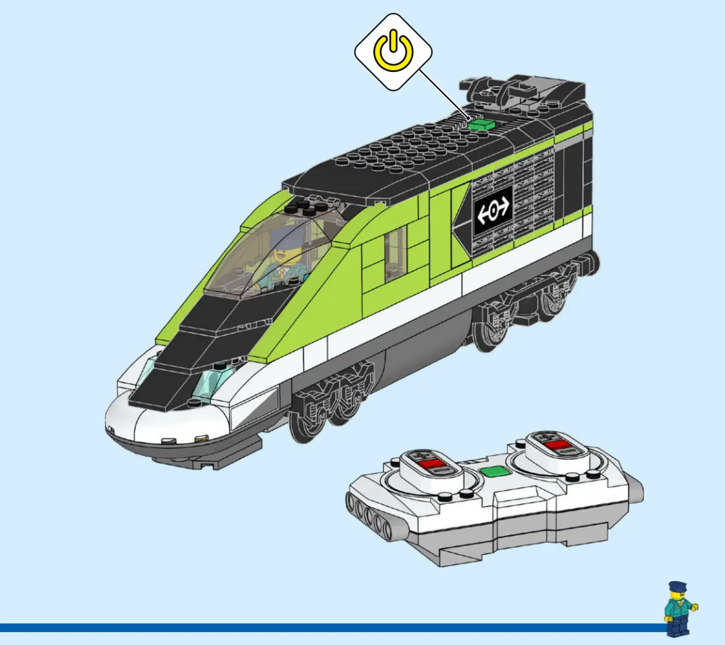 LEGO 60337 City Express Passenger Train - Figure 65-3