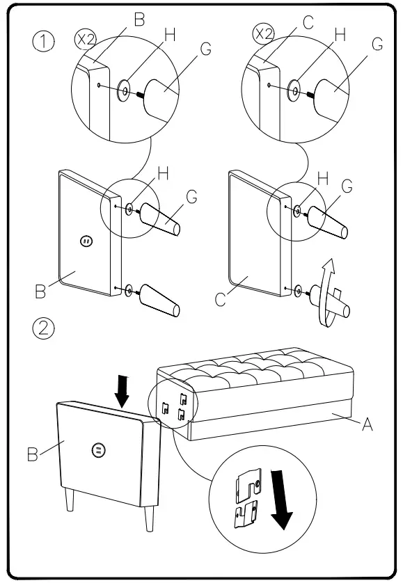 ASHLEY 5460535 Room Darlow Loveseat - Fig 1